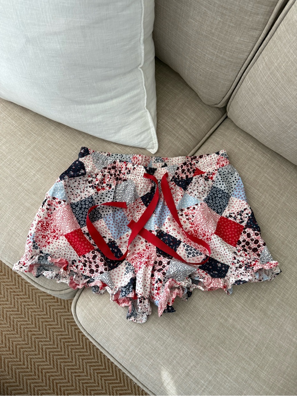 Patchwork Shorts